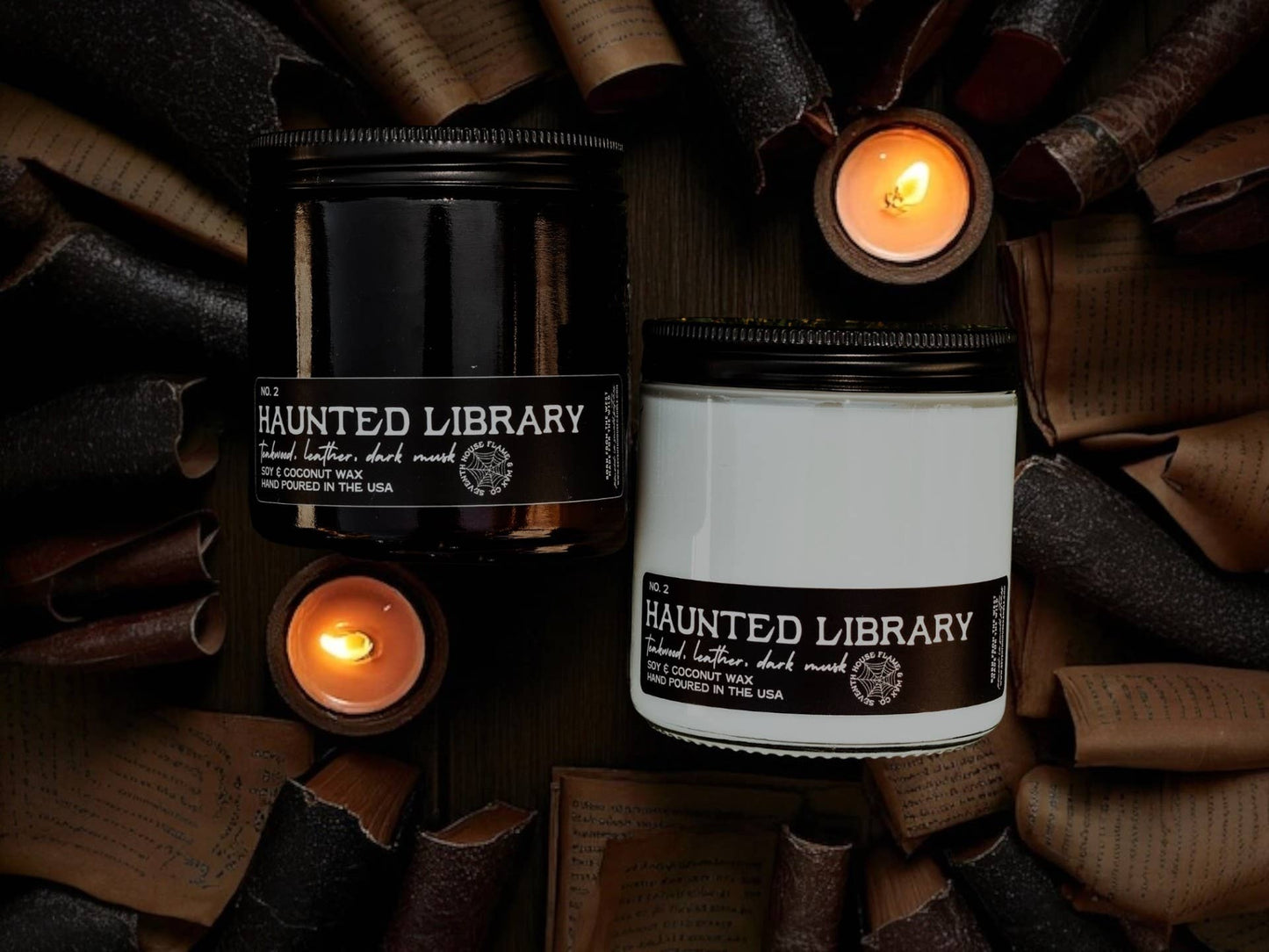 HAUNTED LIBRARY - Teakwood, Leather, Dark Musk