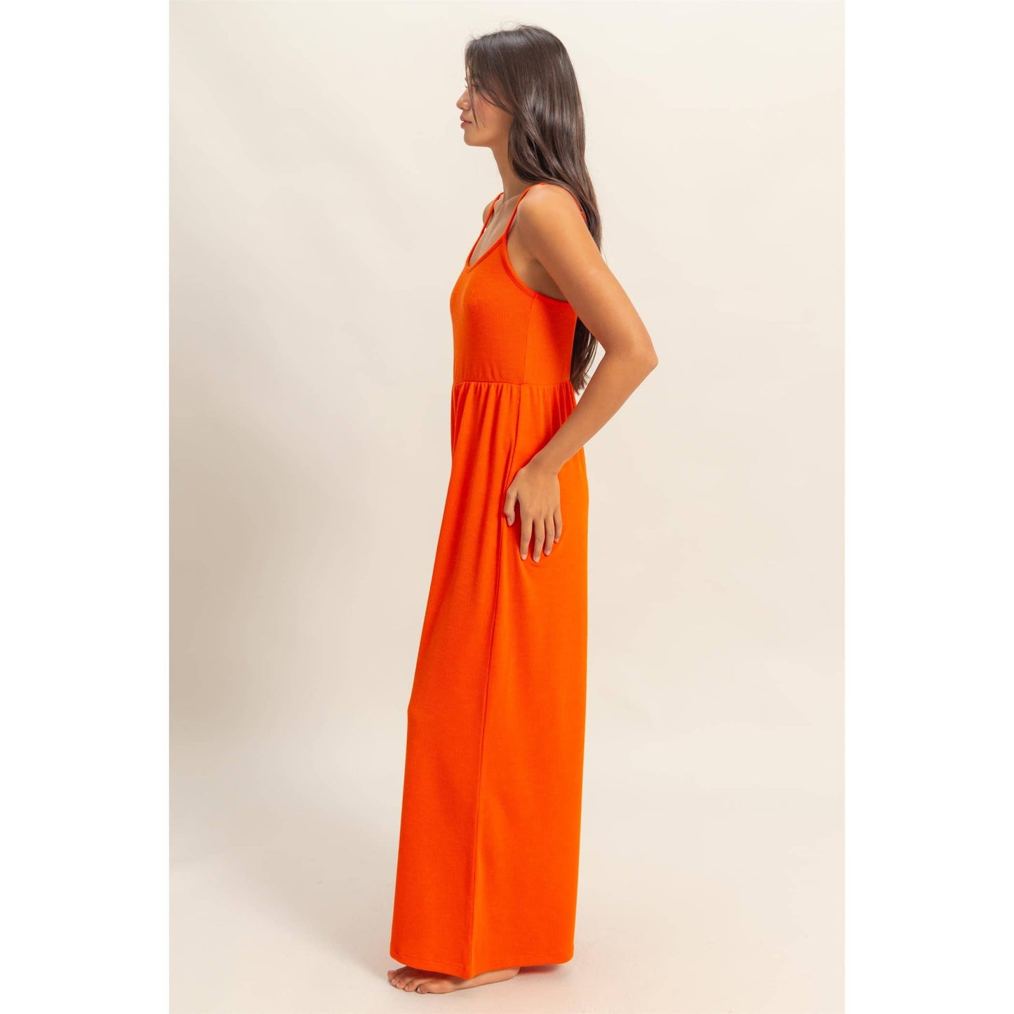 Scoop Neck Sleeveless Wide Leg Jumpsuit