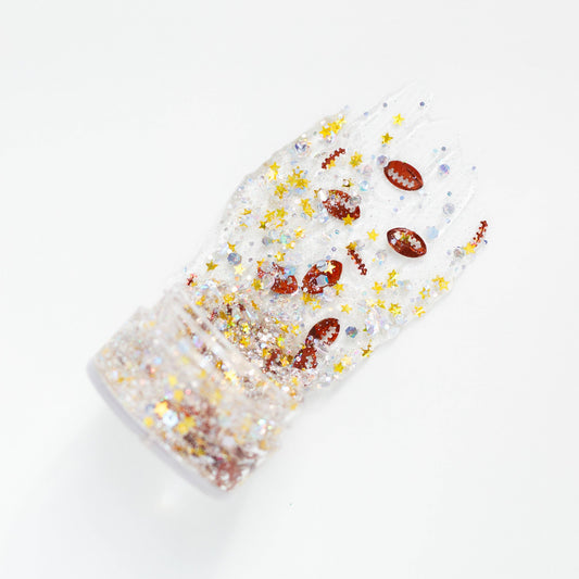 Gussy Up Bow Co - Football Hair Glitter | Sports Collection