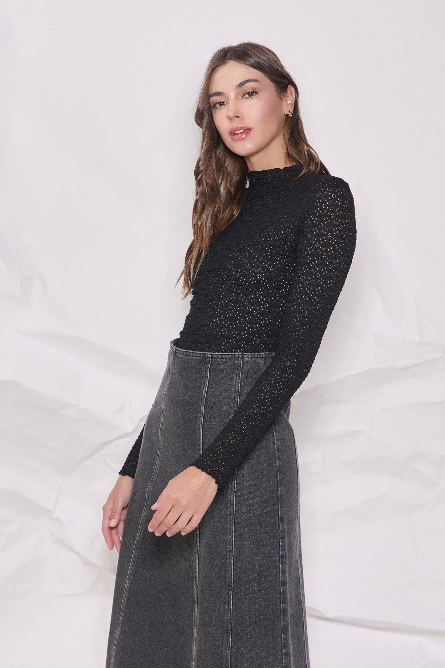 Nashville Lace Knit Top