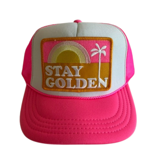 Local Beach - Stay Golden Kids Trucker Hat