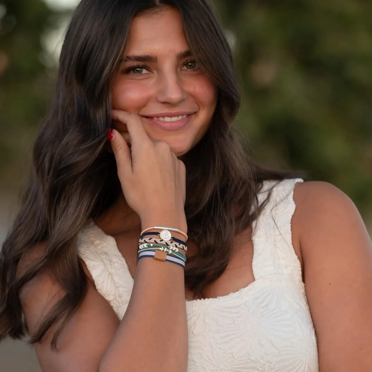 K'Lani hair tie bracelets - Anchor  Hair Tie Bracelets