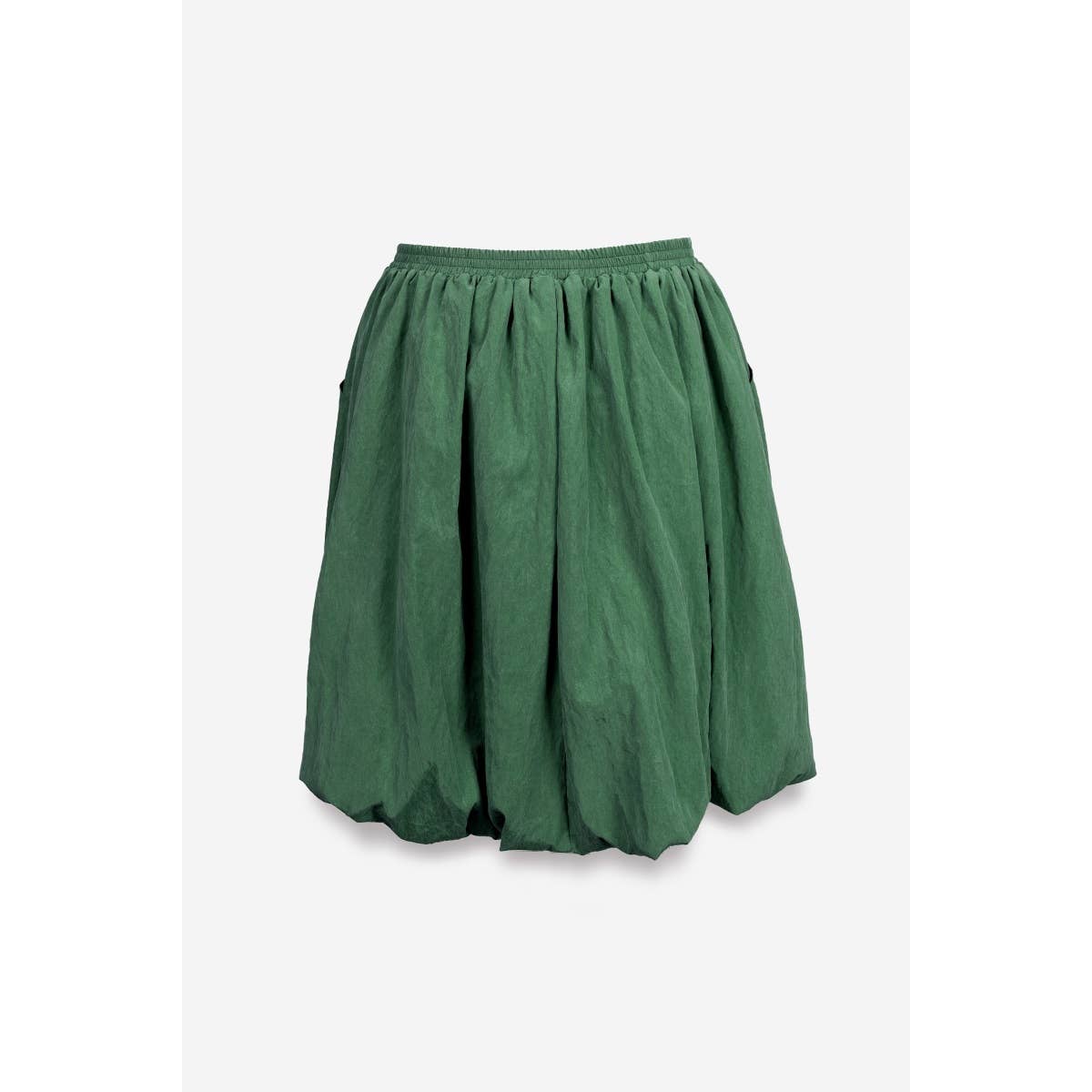 Bubble Skirt Elastic Waistband - ZEBRA