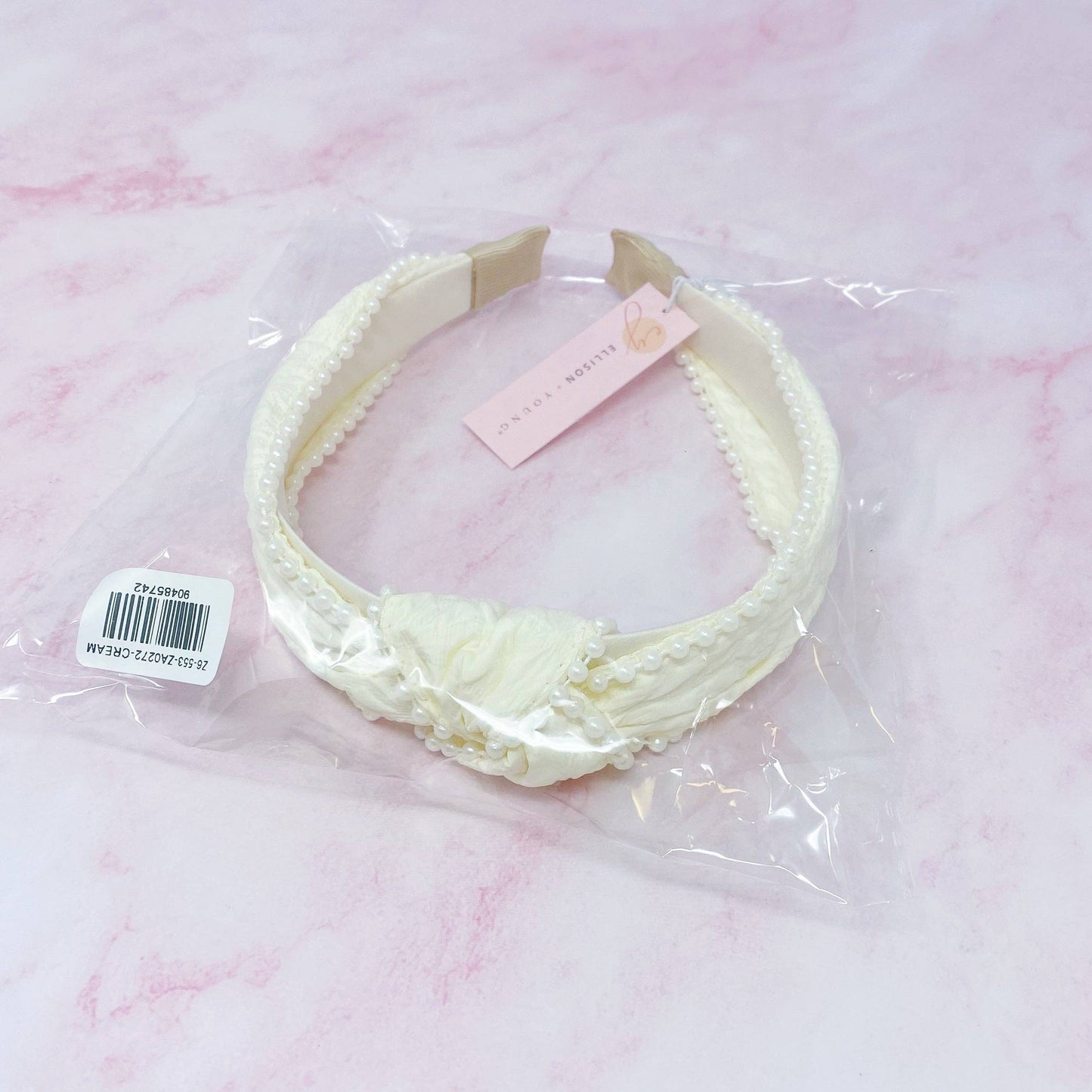 Knot Pearl Embellished Headband