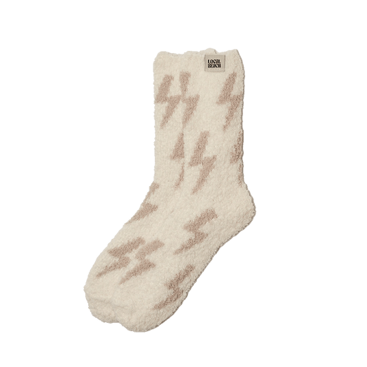 Lightning Bolt Cozy Socks