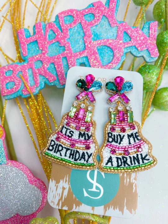 Birthday Girl Dangle Earring